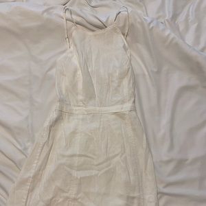 Hollister White Squared-Neck Dress